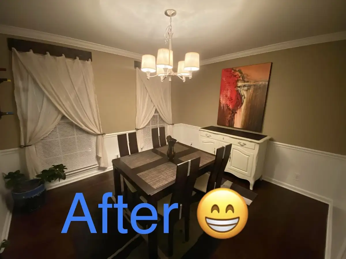 Professional dining room restoration after water damage in Lockhart
